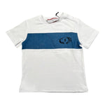 Cesare Paciotti T-Shirt Girocollo Tinta Unita con Stampa per Neonato TSP5157BXN BIANCO CESARE PACIOTTI 