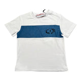 Cesare Paciotti T-Shirt Girocollo Tinta Unita con Stampa per Neonato TSP5157BXN BIANCO CESARE PACIOTTI 