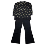 LIU JO completo 2 pezzi maglia-pantalone modello zampa Nero per Neonata KF4034N NERO LIU JO 