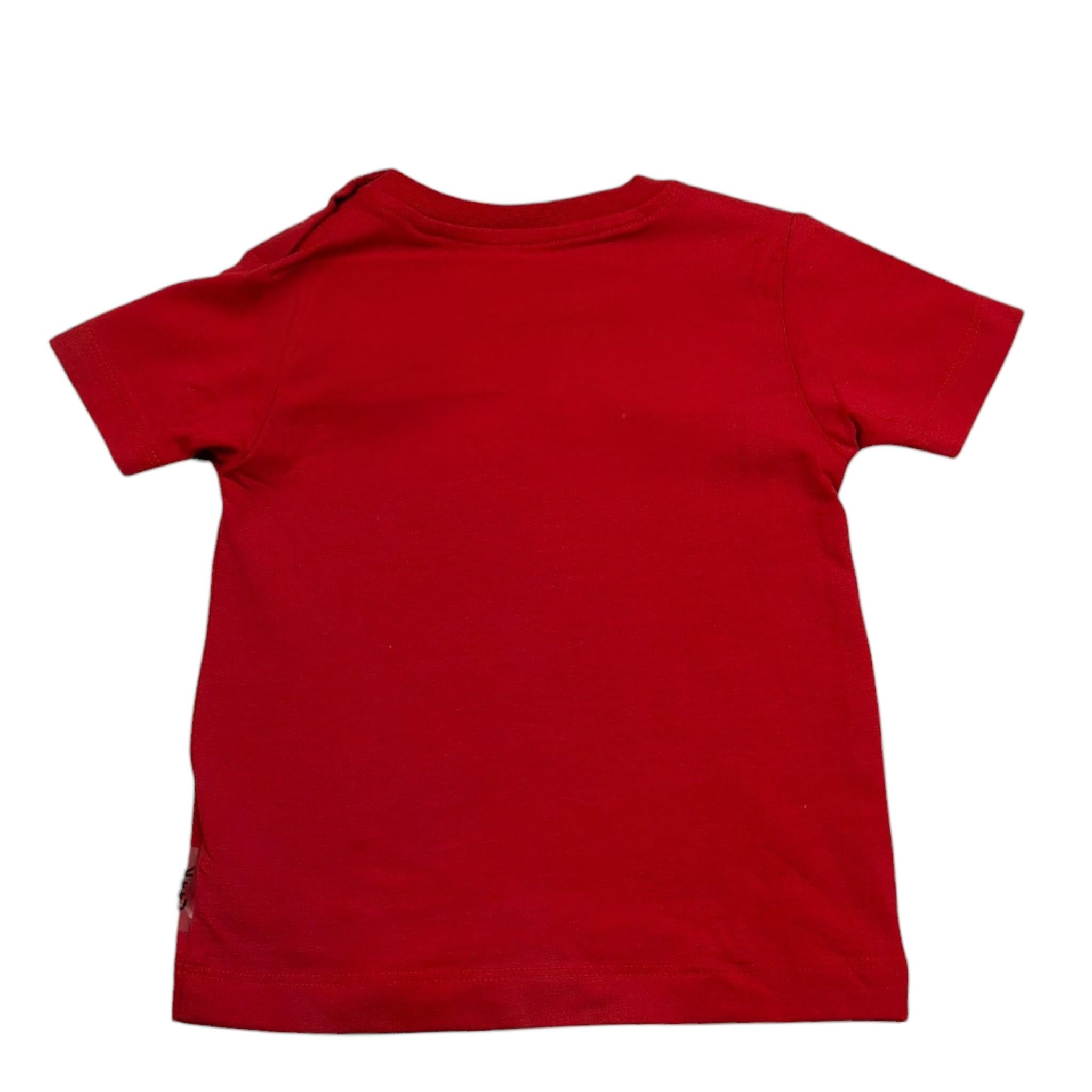 F**K T-Shirt Girocollo Tinta Unita con Stampa per Neonato FJ224210RS ROSSO F**K 