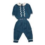 MARLU' completo 2 pezzi maglia-pantalone Blu per Neonato IB5950 BLU MARLU' 