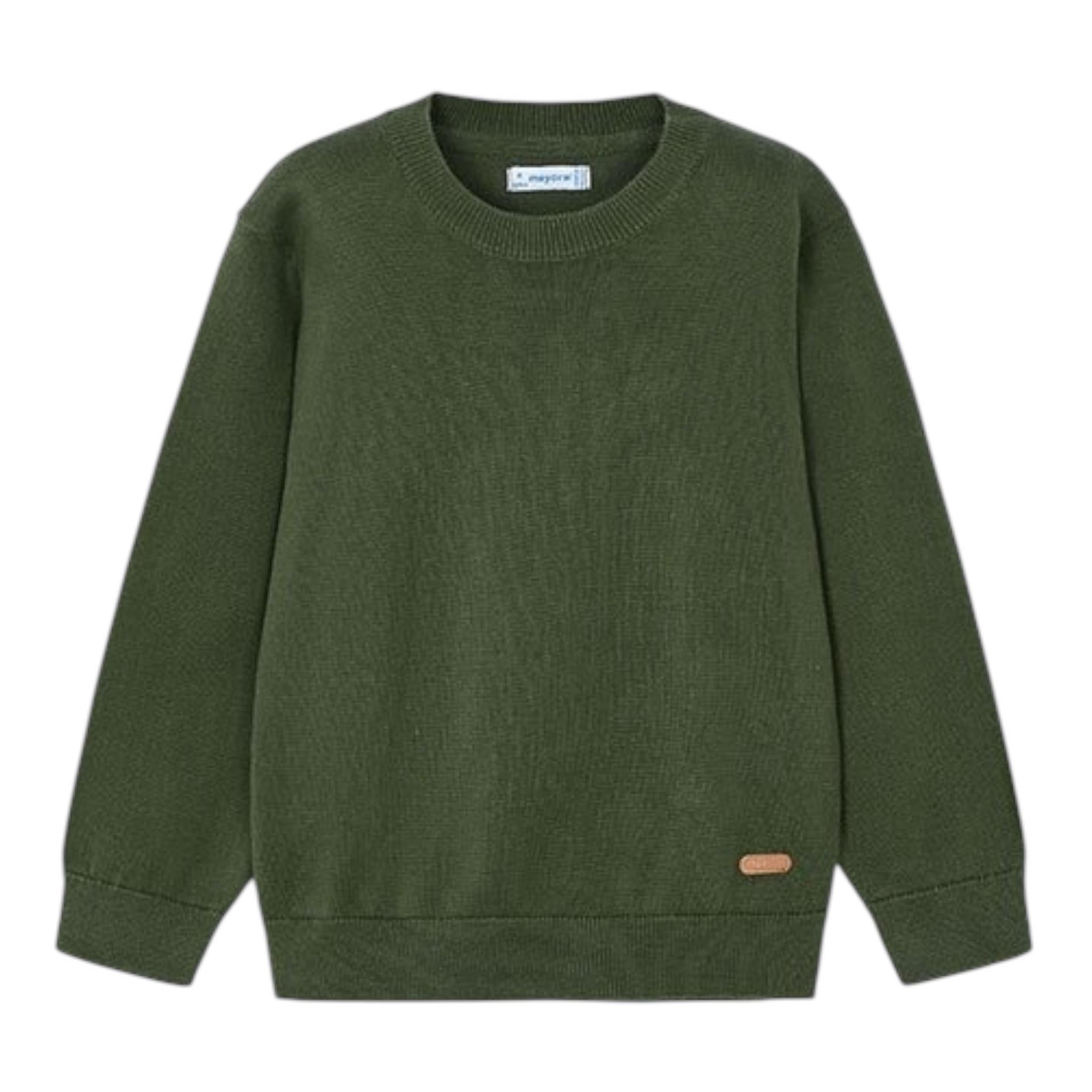 MAYORAL maglia girocollo tinta unita Verde per Bambino 323XX VERDE MAYORAL 