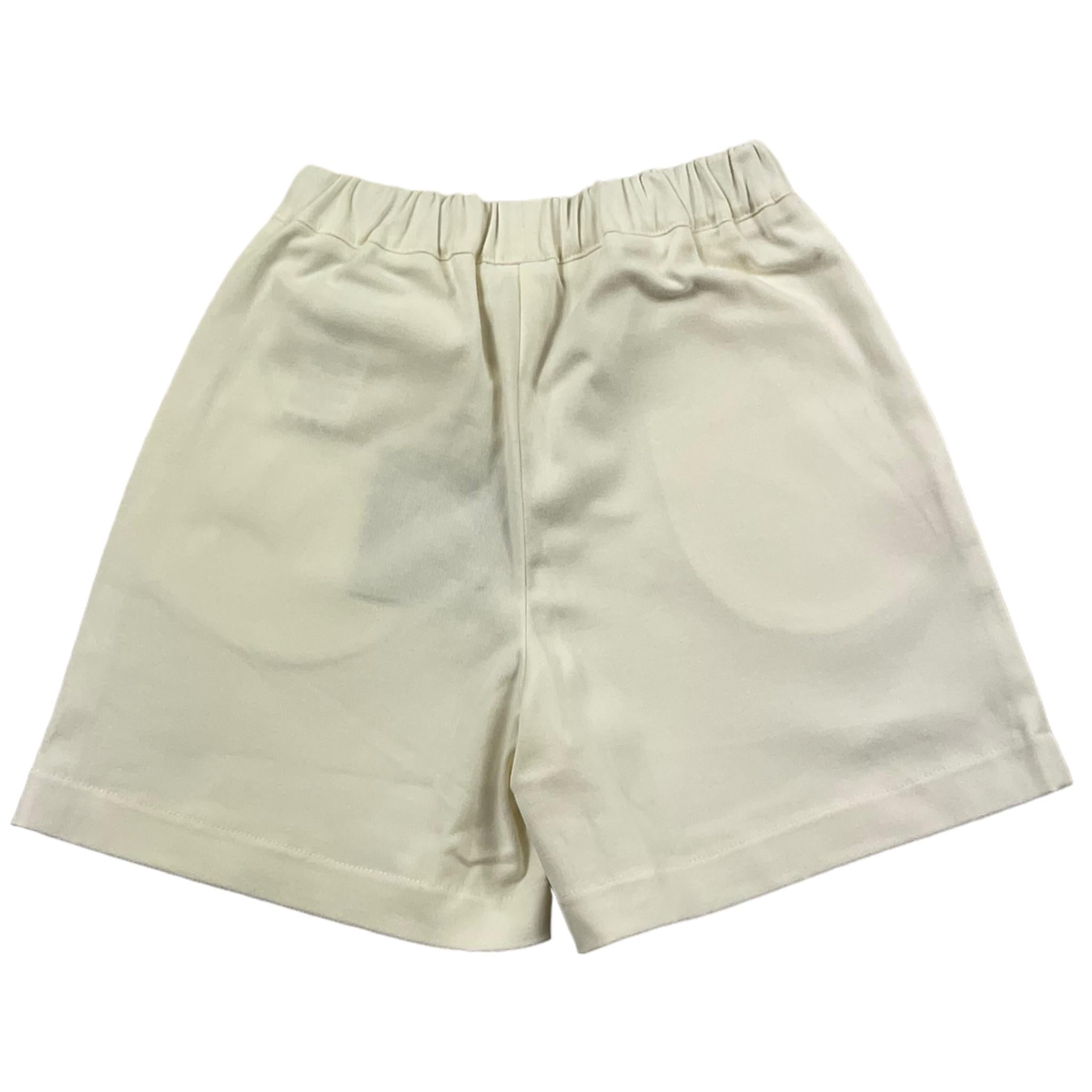 Dondup Bermuda Tinta Unita Con Elastico In Vita Panna Per Bambino DU6Q79 PANNA DOU DOU 