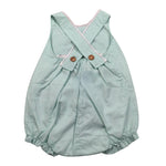 Wedoble Pagliaccetto Giromanica Fantasia Quadretti per Neonata V2505705X VERDE ACQUA WEDOBLE 