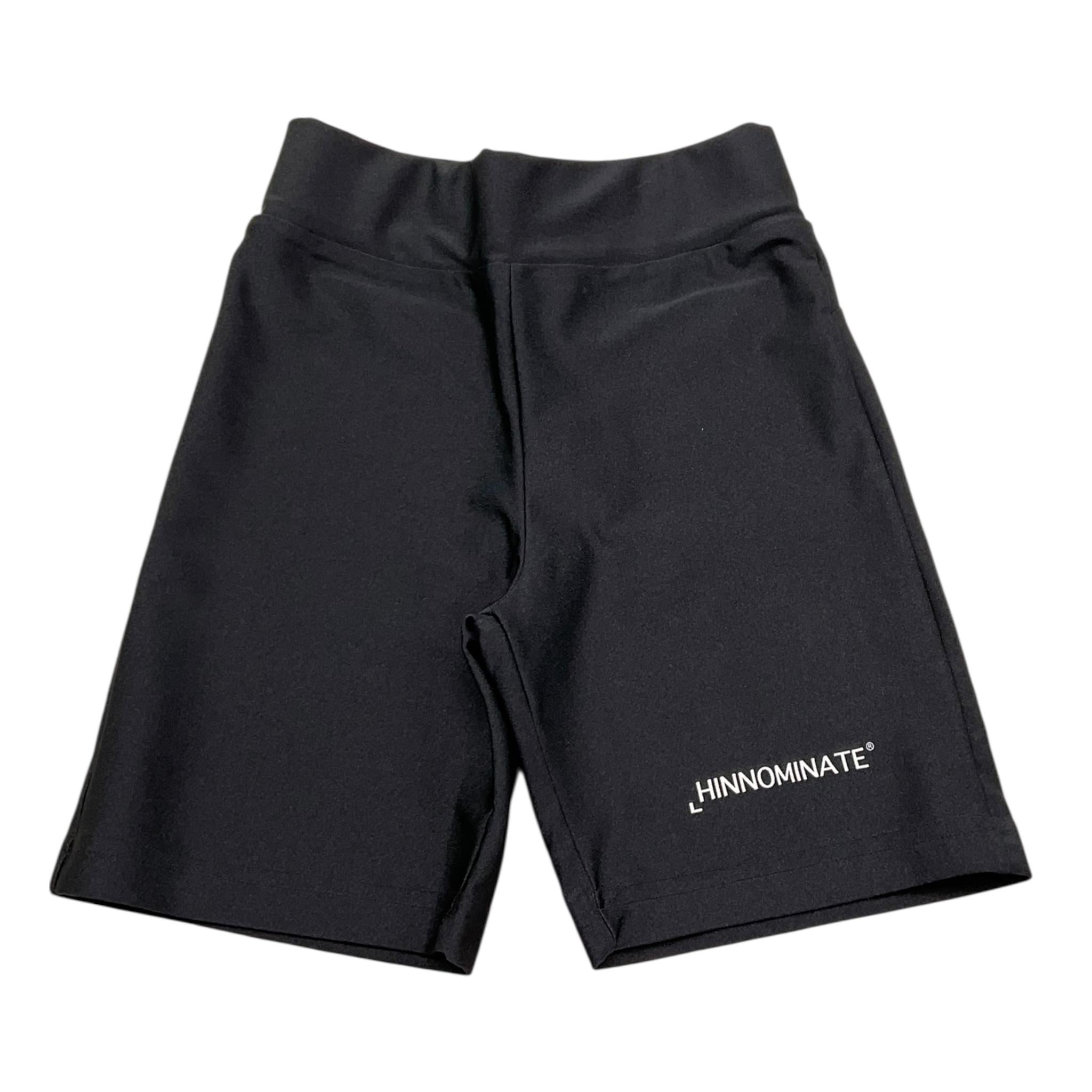 Hinnominate Leggins Modello Ciclista Tinta Unita con Logo per Bambina 3646P00065 NERO HINNOMINATE 