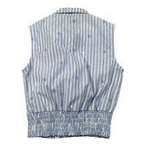 Gaelle Camicia Bicolore con Fantasia A Righe Bianco/Azzurro per Bambina 2746C00497 BIANCO/AZZURRO GAELLE 