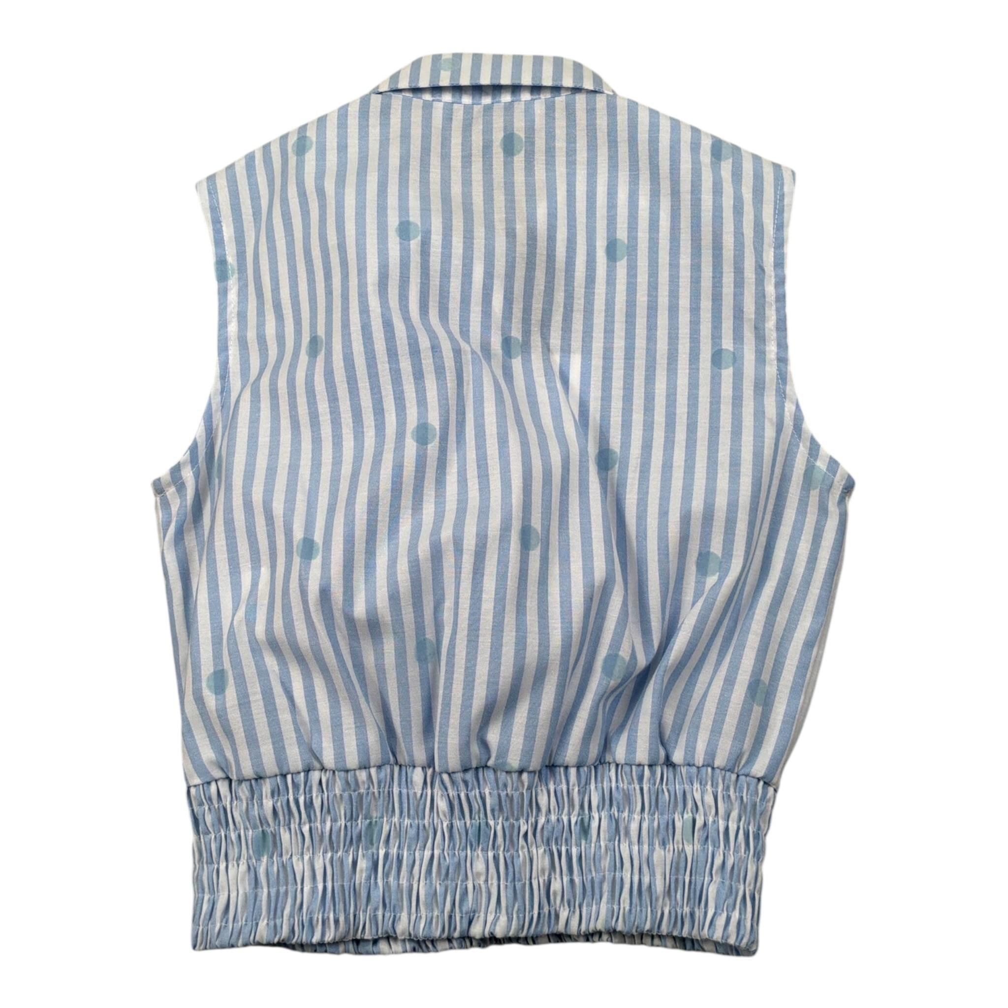 Gaelle Camicia Bicolore con Fantasia A Righe Bianco/Azzurro per Bambina 2746C00497 BIANCO/AZZURRO GAELLE 