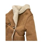 JANICE cappotto tinta unita con pelliccia Cammello per Neonata JN636NN CAMMELLO JANICE 