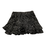 SAINT BARTH gonna tinta unita con paillettes Nero per Bambina EIVISSA NERO SAINT BARTH 