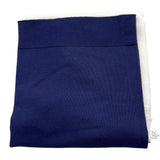 Barcellino Coperta Bicolore con Stampa per Neonato 100516 BIANCO/BLU BARCELLINO 