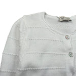 J.O. Milano Coprispalle tinta unita con Ricami Bianco per Bambina 573X1JXX BIANCO J.O. MILANO 