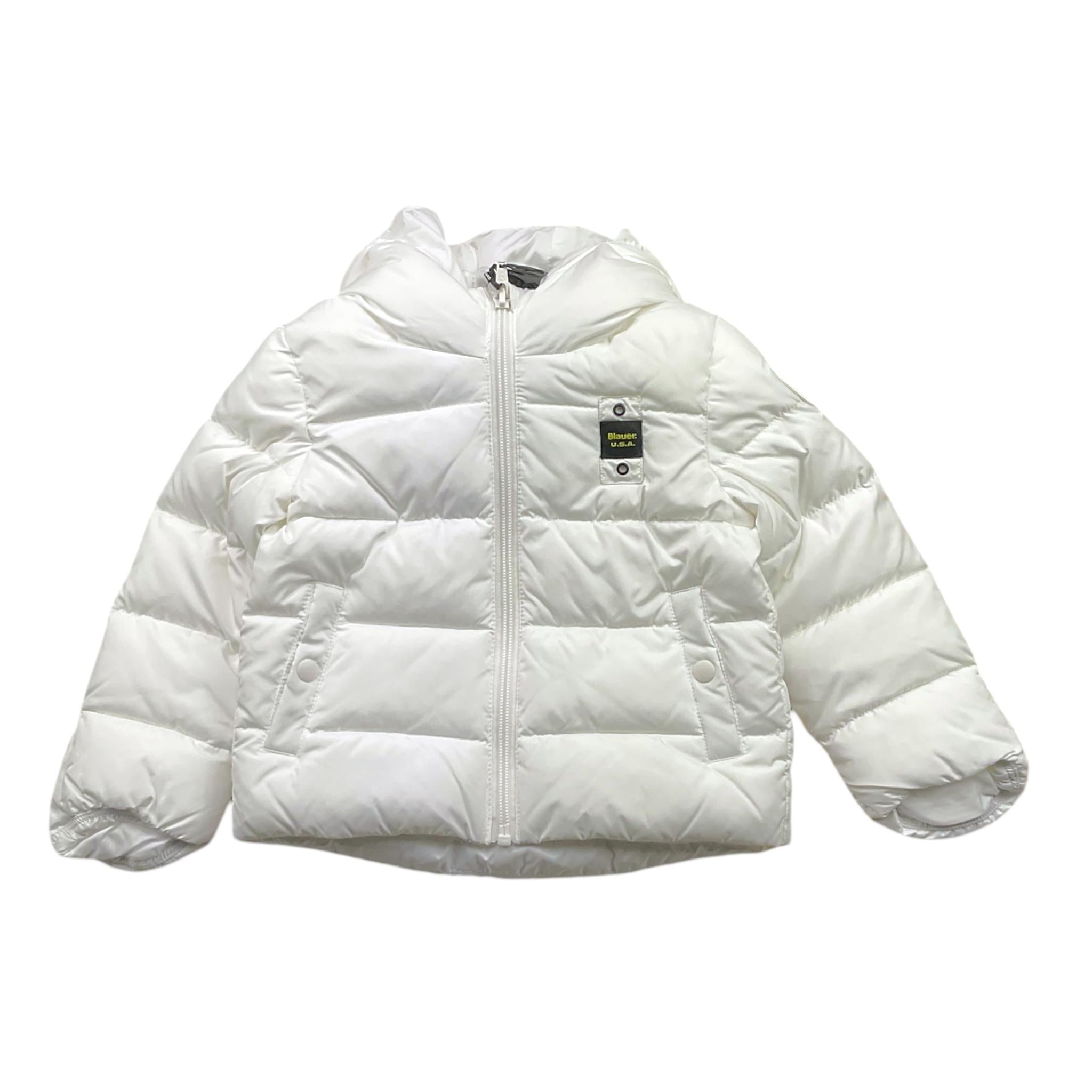 BLAUER giubbino tinta unita con zip e cappuccio Bianco per Neonata BR217956 BIANCO BLAUER 