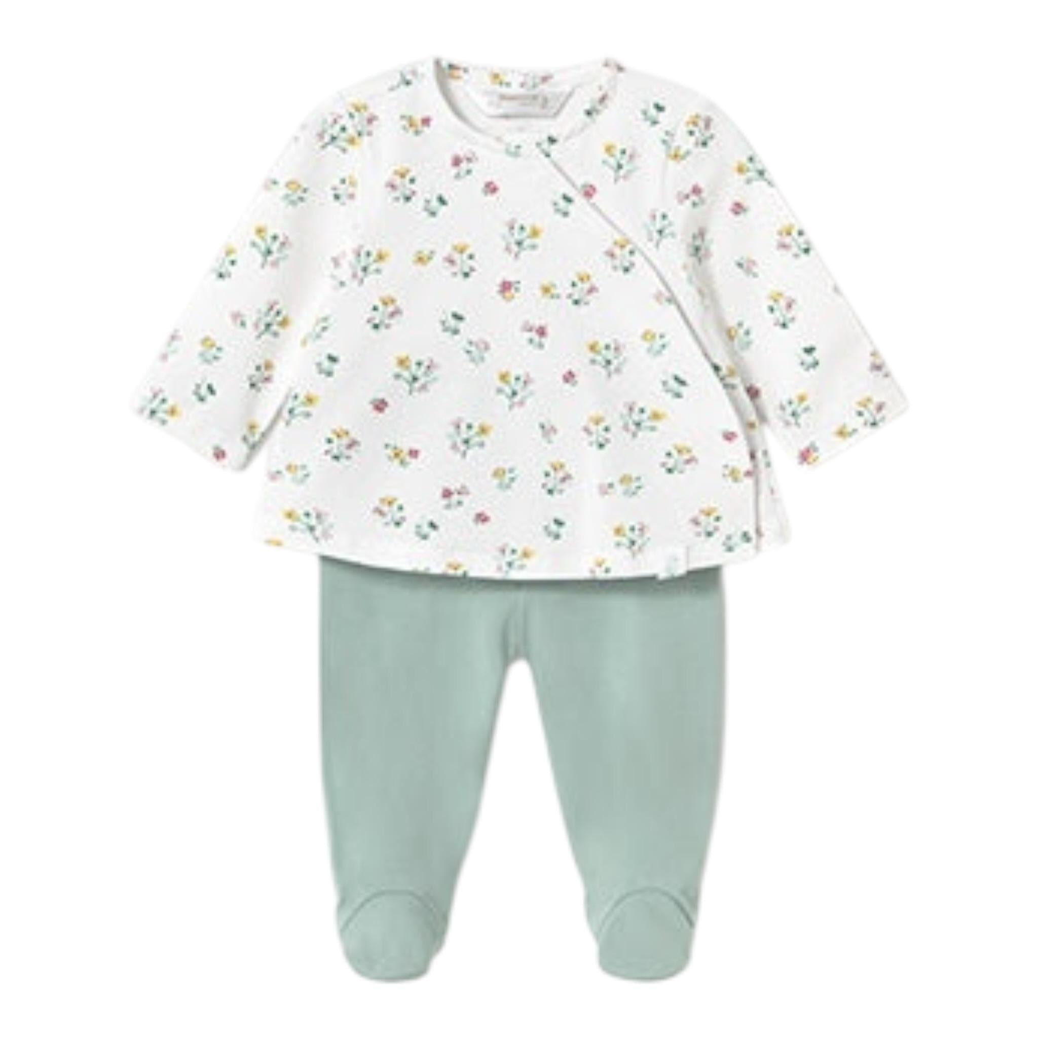 Mayoral Completo 2 Pezzi Shirt-Ghettina per Neonata 1588 BIANCO MAYORAL 