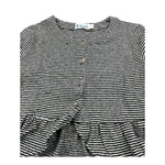 LALALU' cardigan tinta unita Bianco/nero per Neonata MFL170NB BIANCO/NERO LALALU' 