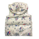K-WAY giubbino tinta unita con zip smanicato  Bianco per Bambino K5135SW BIANCO K-WAY 