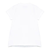 Moschino Abito Girocollo Tinta Unita con Stampa per Neonata MDV0C9 BIANCO MOSCHINO 