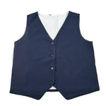 Nera 20.52 Gilet Tinta Unita con Bottoni per Bambino N15435 BLU NERA 20.52 