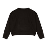 PATRIZIA PEPE maglia girocollo tinta unita con logo Nero per Bambina 7M0852 NERO PATRIZIA PEPE 