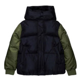 MAISON MARGIELA giubbino tinta unita con maniche in contrasto Nero per Bambino M60614 NERO MAISON MARGIELA 