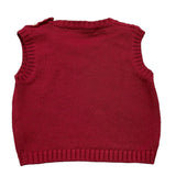 LA STUPENDERIA gilet tinta unita girocollo Rosso per Neonato YCGL21 ROSSO LA STUPENDERIA 