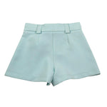 Petit Posh Short Tina Unita con Applicazione per Bambina GFBS25066SHX VERDE ACQUA PETIT POSH 