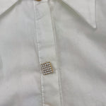 FUN & FUN camicia tinta unita con bottoni brillantinati Bianco per Bambina FCJSH12991 BIANCO FUN & FUN 