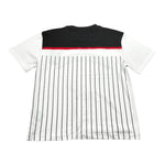 John Richmond T-Shirt Bicolore con Fantasia A Righe per Bambino RBP26129TS NERO/BIANCO JOHN RICHMOND 