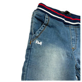 Daniele Alessandrini Jeans Tinta Unita con Elastico In Vita per Neonato 1295PD00171X AZZURRO DANIELE ALESSANDRINI 