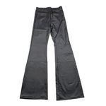 LOSAN pantalone in ecopelle tinta unita modello zampa Nero per Bambina 51030982002041 NERO LOSAN 