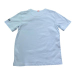 Saint Barth T-Shirt Girocollo Tinta Unita con Stampa per Bambino 00388L AZZURRO SAINT BARTH 