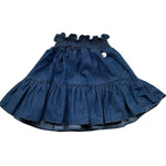 Le Bebe Gonna Tinta Unita con Elastico In Vita per Neonata LBG6421 BLU LE BEBE 