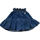 Le Bebe Gonna Tinta Unita con Elastico In Vita per Neonata LBG6421 BLU LE BEBE 