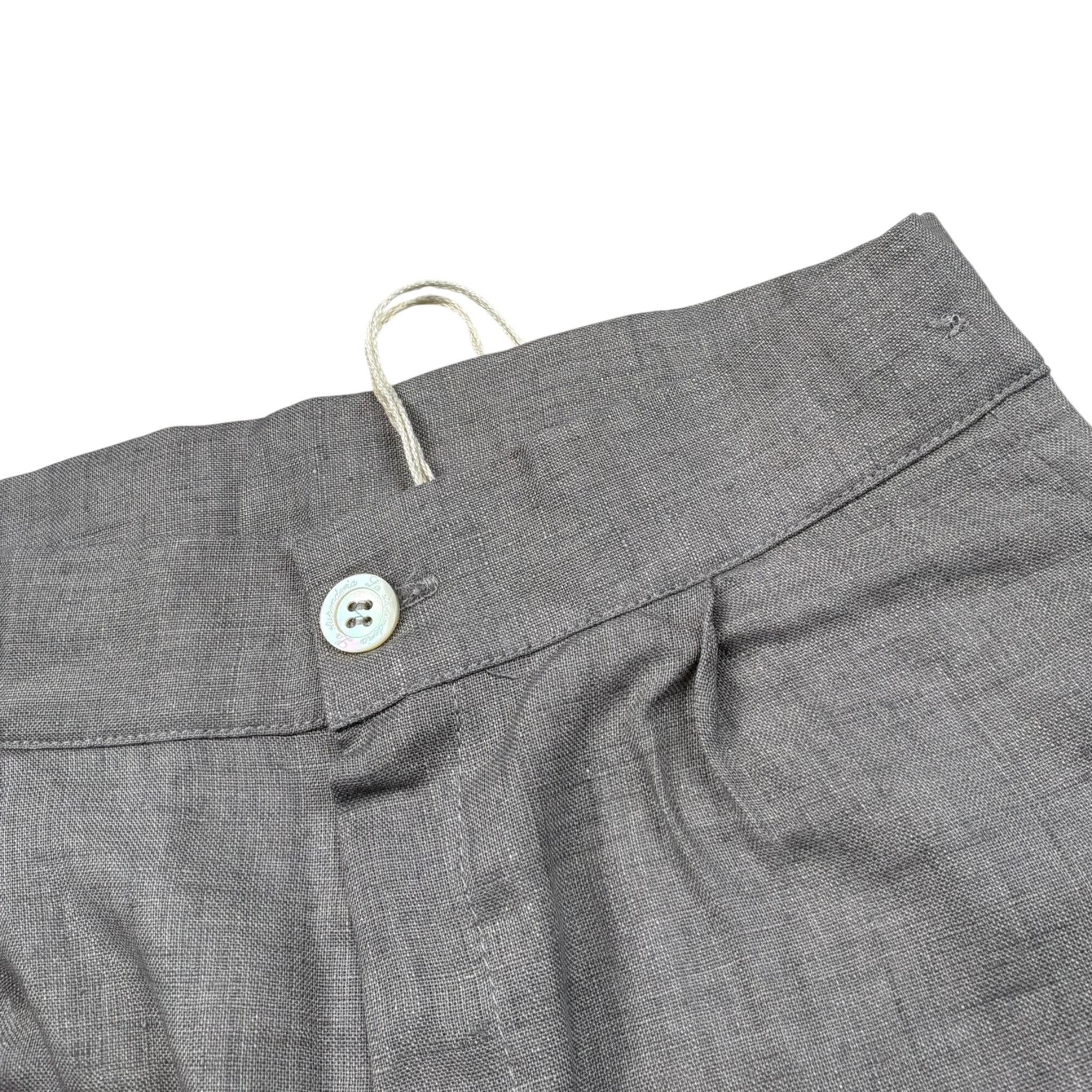 La Stupenderia Bermuda tinta unita con Elastico In Vita Grigio per Bambino TJBR71 GRIGIO LA STUPENDERIA 