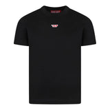 Diesel T-Shirt Girocollo Tinta Unita con Stampa per Bambino J02237XX NERO DIESEL 
