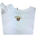 Moschino Completo 2 Pezzi T-Shirt-Gonna per Bambina HDG01R BAINCO/ROSA MOSCHINO 