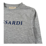 Trussardi Shirt Girocollo Tinta Unita con Logo per Bambino TBP26117TS GRIGIO TRUSSARDI 