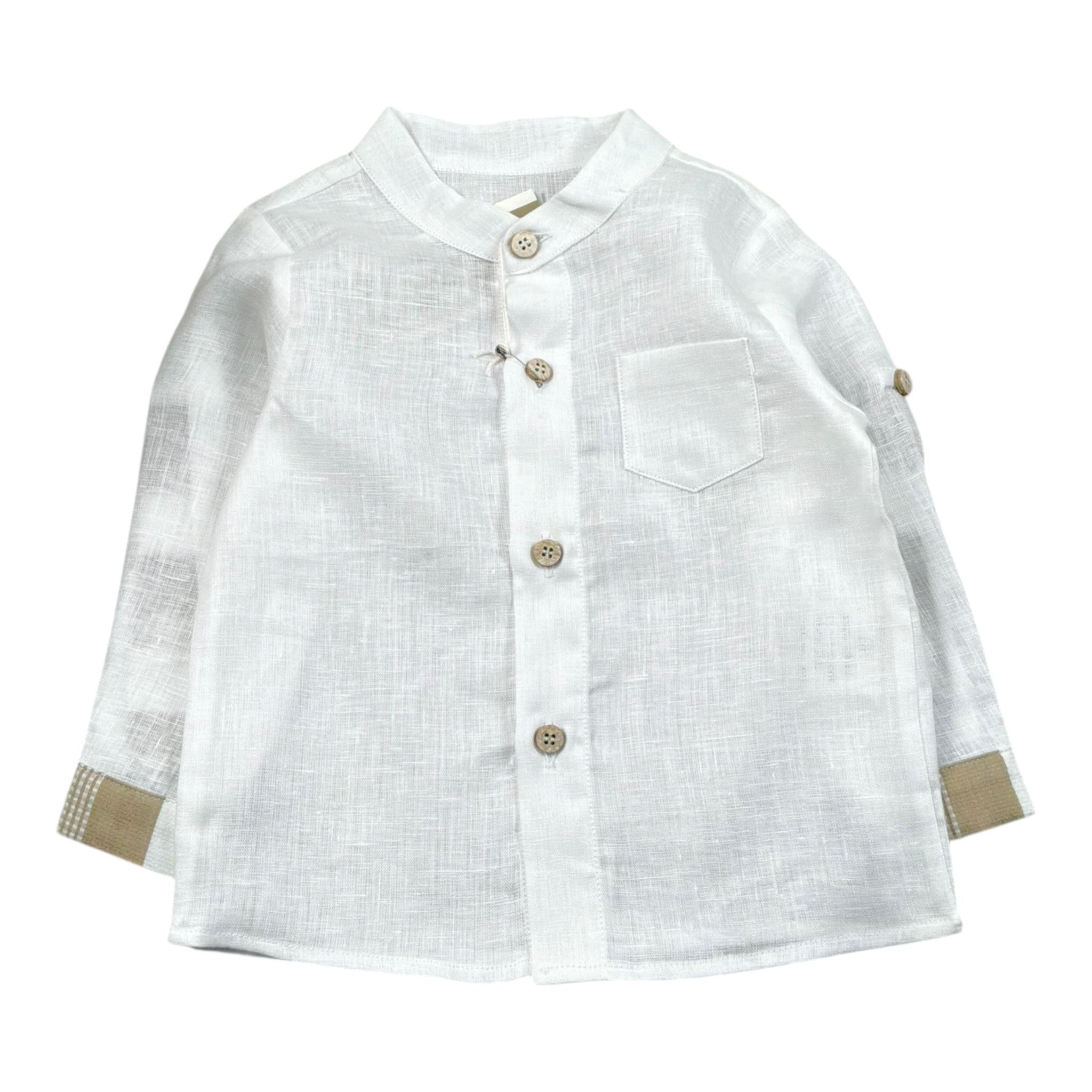 Marlu' Completo 2 Pezzi Camiica-Bermudab per Neonato ER41253 BIANCO MARLU' 