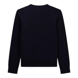 Guess Maglia Girocollo Tinta Unita con Logo per Bambino L0YR03Z2VV0 BLU GUESS 