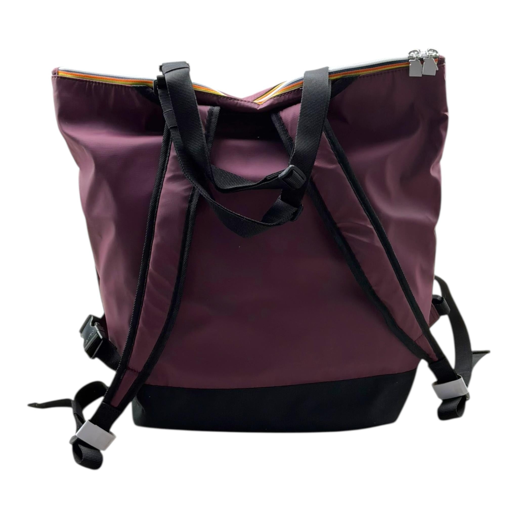 K-Way Borsa Tinta Unita con Bretelle per Bambina K71377W VINACCIA K-WAY 