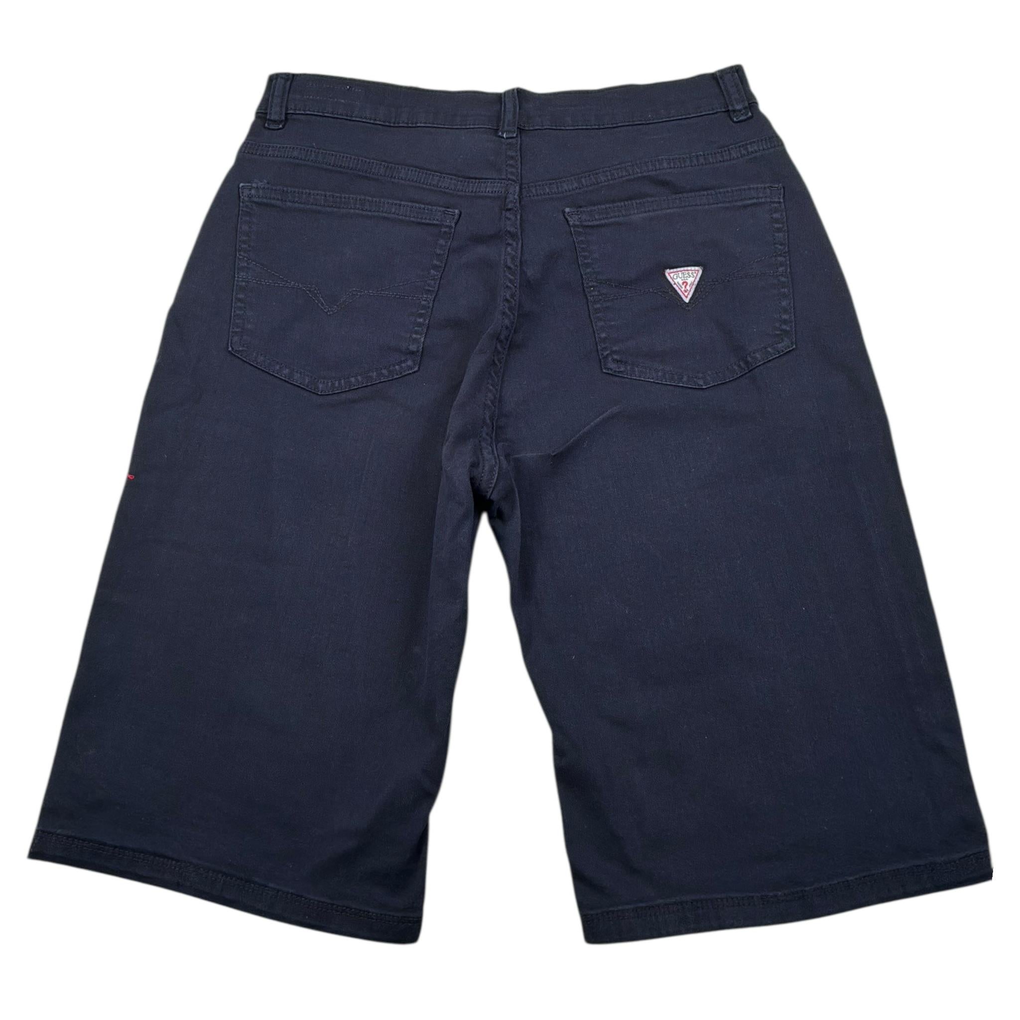 Guess Bermuda Tinta Unita con Tasche per Bambino L4RD11WE620 BLU GUESS 