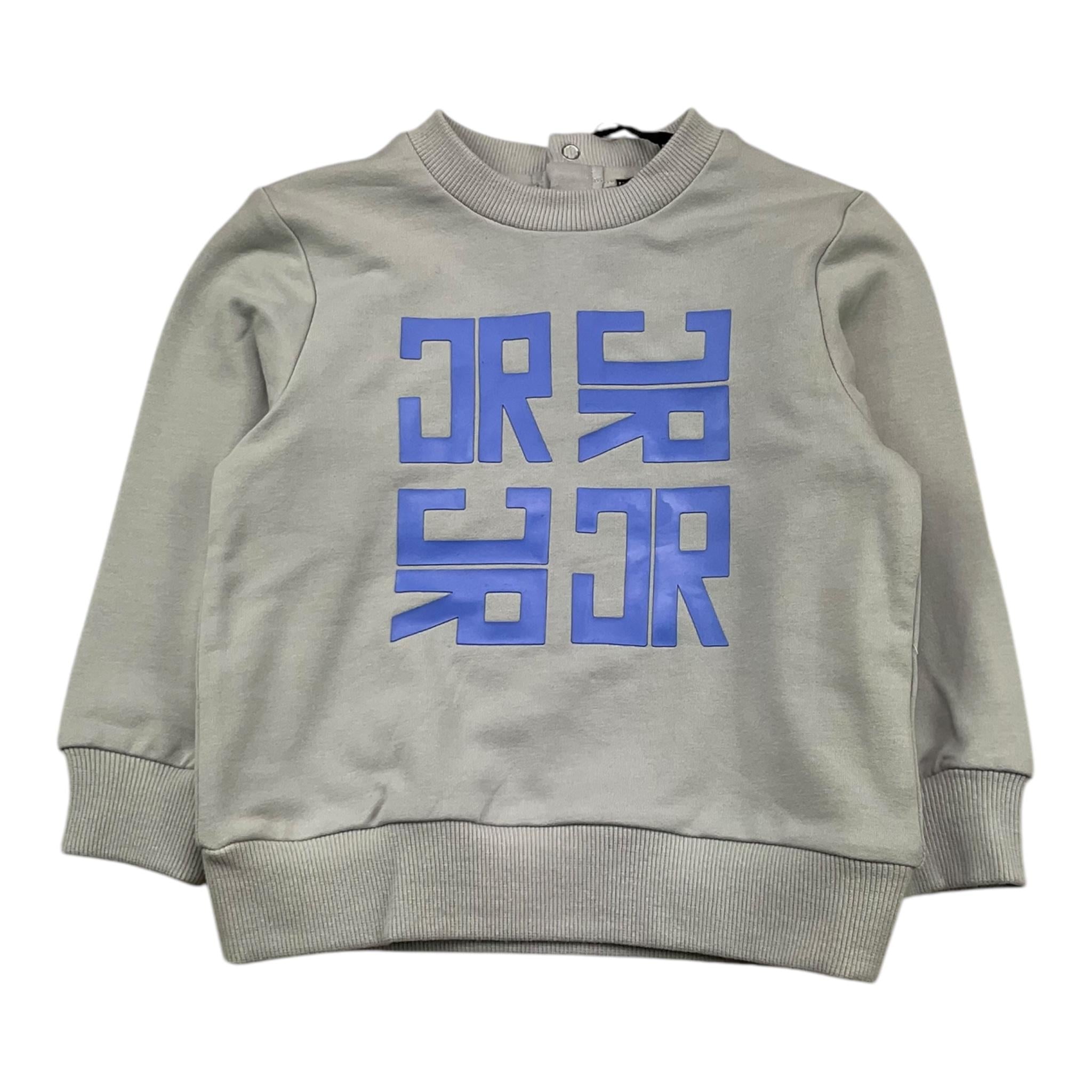 JOHN RICHMOND completo 2pz felpa girocollo tinta unita con stampa-pantalone Grigio per Neonato RIA25055CF GRIGIO JOHN RICHMOND 