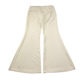 Fun & Fun Pantalone Tinta Unita Modello A Zampa per Bambina FNCJPT01018 BIANCO FUN & FUN 