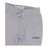 SAINT BARTH pantalone in tuta tinta unita con logo Grigio per Bambino BOLT0011 GRIGIO SAINT BARTH 