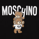 MOSCHINO shirt girocollo tinta unita cn stampa in contrasto Nero per Neonato MMO00RX NERO MOSCHINO 