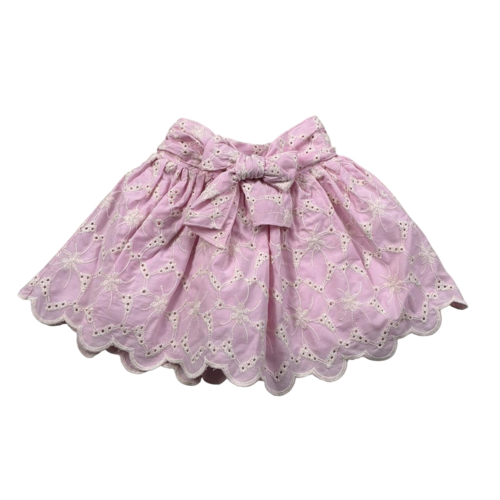 M+E' Gonna Tinta Unita Traforata per Neonata UE1782X ROSA M+E' 