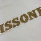 Missoni T-Shirt Girocollo Tinta Unita con Stampa per Bambina MV8B21 BIANCO MISSONI 