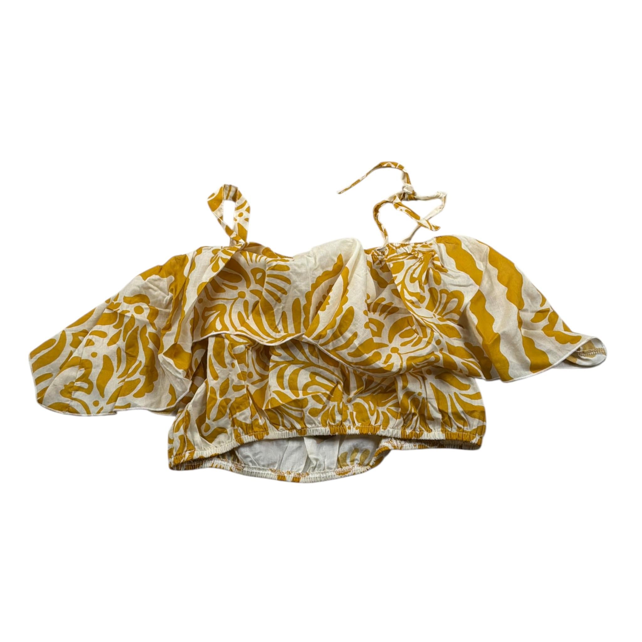 Dixie Top tinta unita con Stampe Panna per Bambina CC67274G50 PANNA DIXIE 