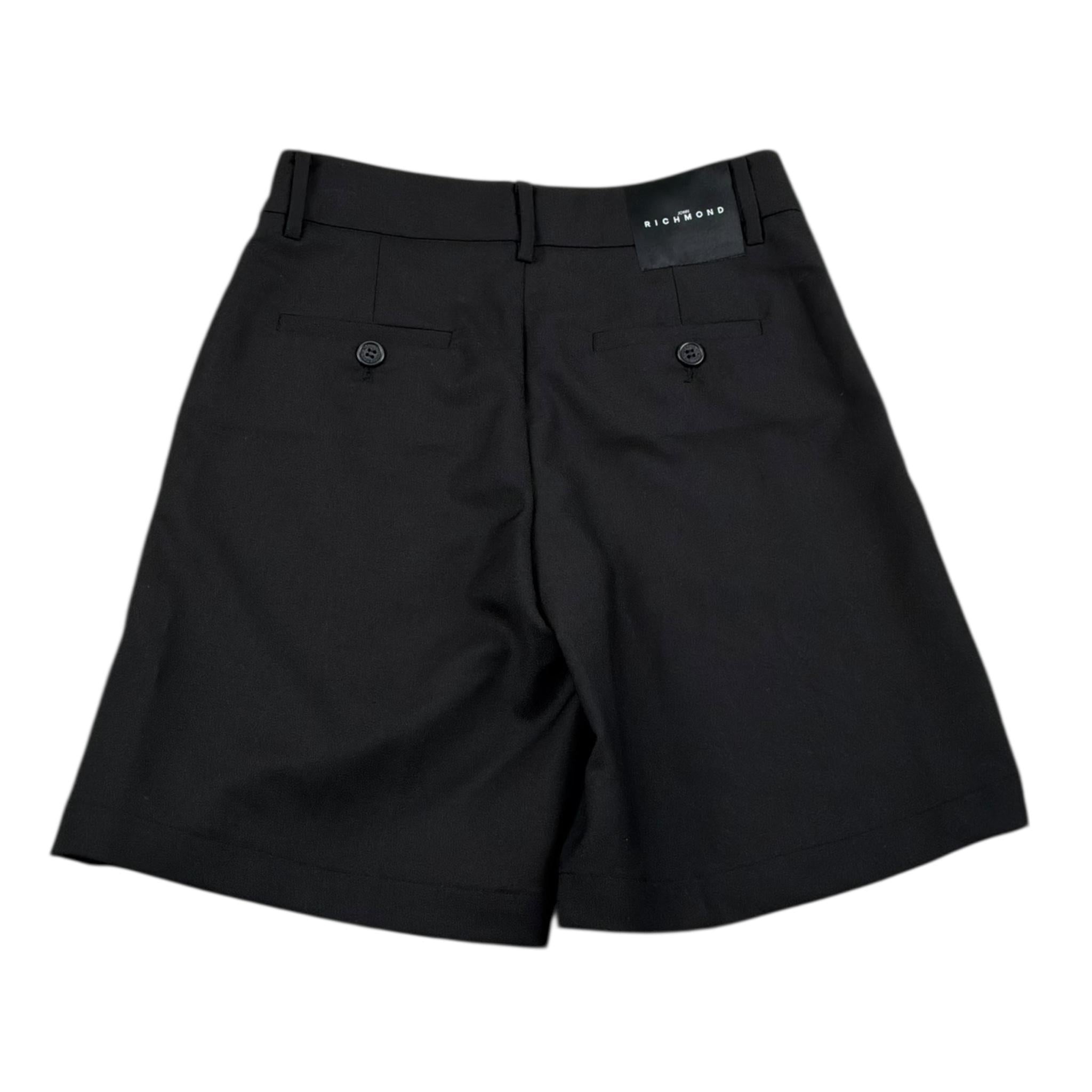 John Richmond Bermuda Tinta Unita con Girovita Regolabile per Bambino RBP26065BE NERO JOHN RICHMOND 