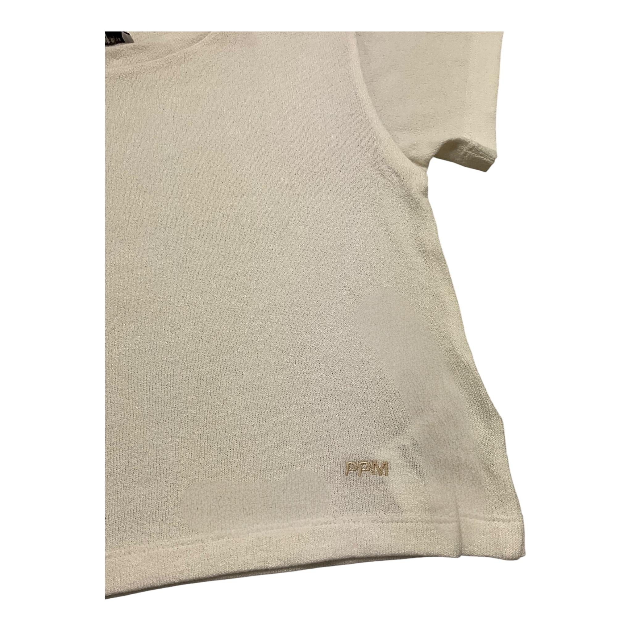 Paolo Pecora T-Shirt Girocollo Tinta Unita per Bambino PP3968 BIANCO PAOLO PECORA 