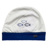 Ninnaoh Cappello Tinta Unita con Stampa per Neonato E21291 BIANCO NINNAOH 